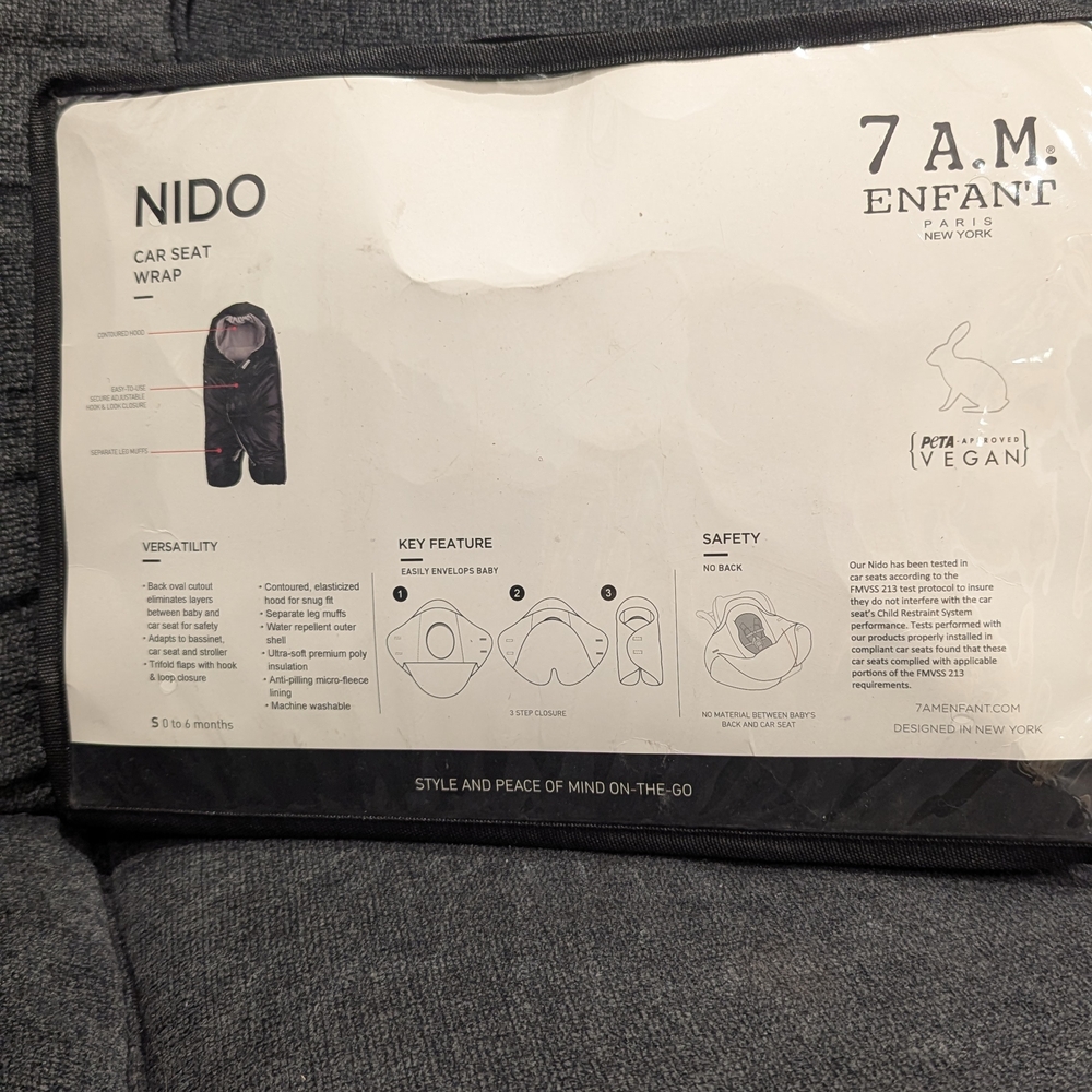 7 A.M. Enfant Nido Car Seat Wrap